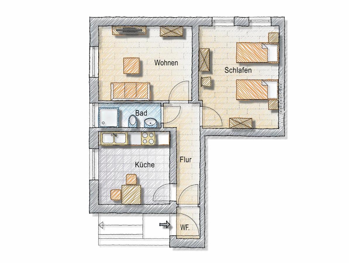 Ferienwohnung Kastanienblick 울첸 외부 사진